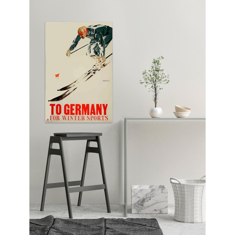 'To Germany' Painting Print on Wrapped Canvas