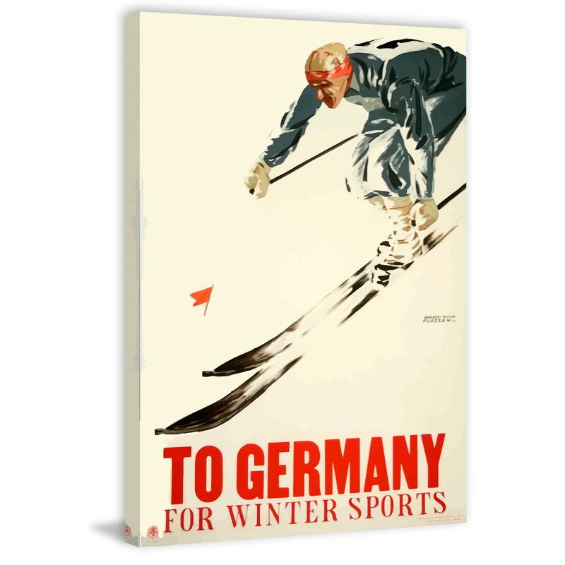 'To Germany' Painting Print on Wrapped Canvas