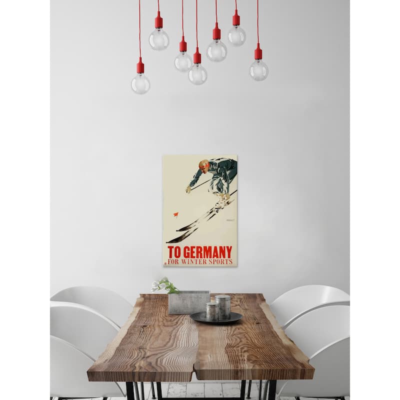 'To Germany' Painting Print on Wrapped Canvas
