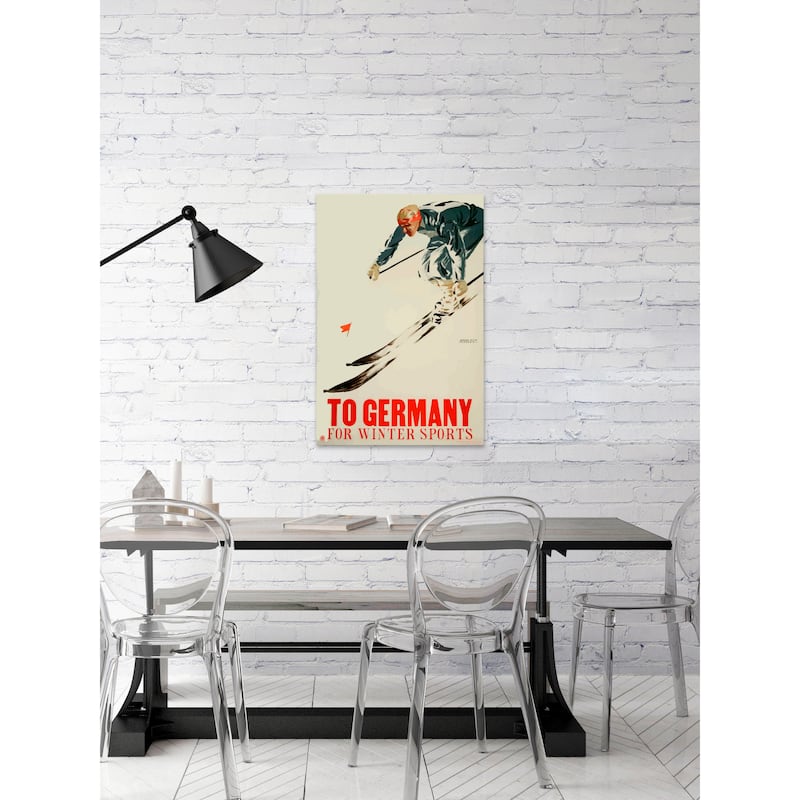 'To Germany' Painting Print on Wrapped Canvas