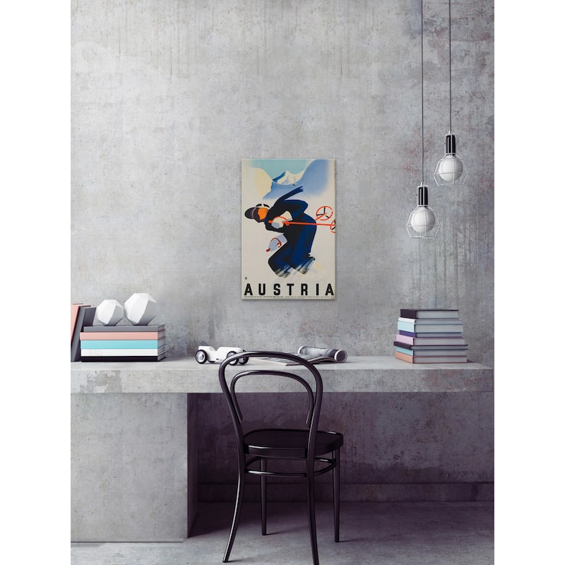 'Austria' Painting Print on Wrapped Canvas