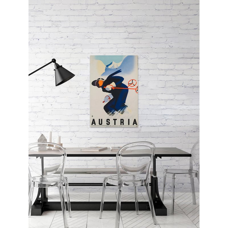 'Austria' Painting Print on Wrapped Canvas