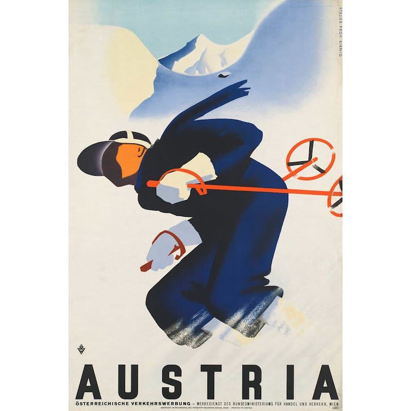 'Austria' Painting Print on Wrapped Canvas