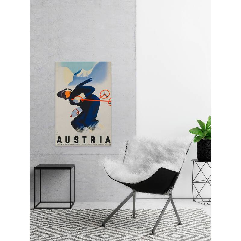 'Austria' Painting Print on Wrapped Canvas