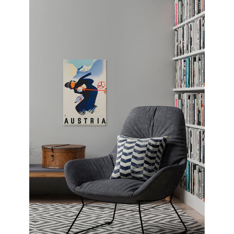 'Austria' Painting Print on Wrapped Canvas