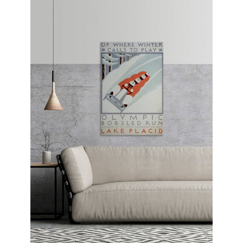 'Winter Calls to Play' Painting Print on Wrapped Canvas