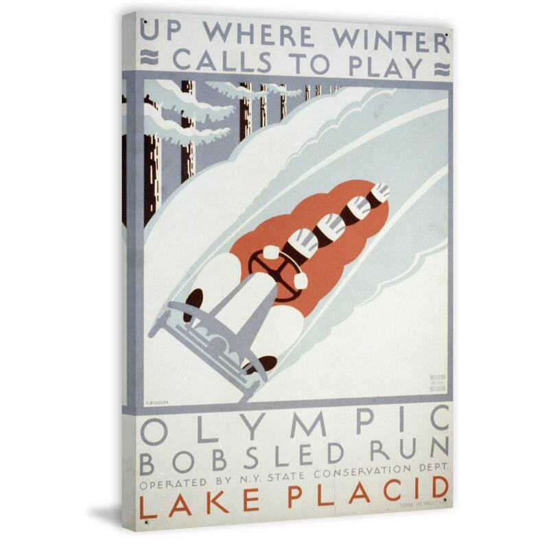 'Winter Calls to Play' Painting Print on Wrapped Canvas
