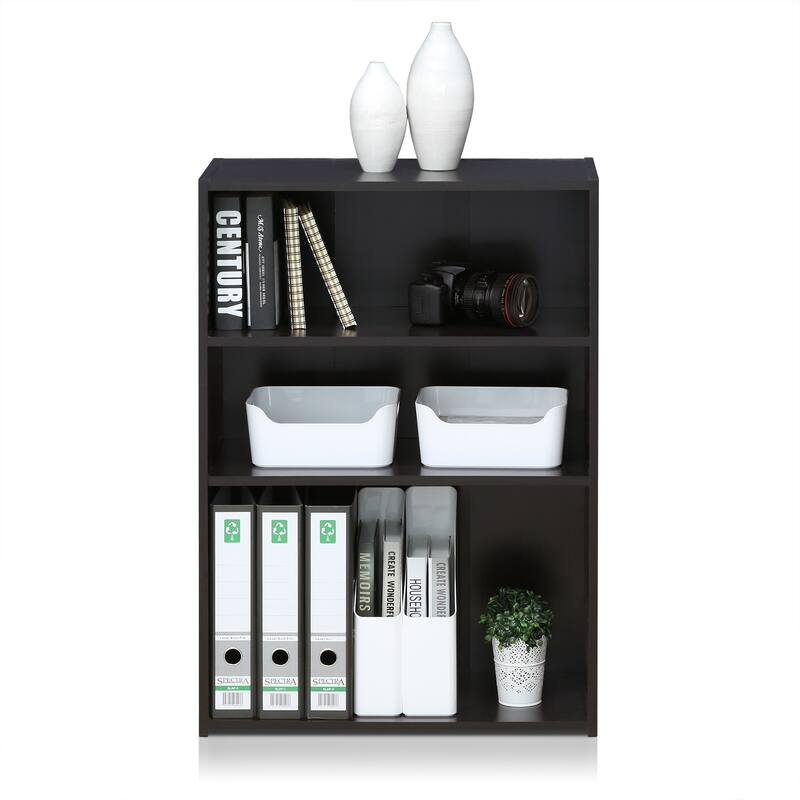Porch & Den Groveland Brook Cherry 3-shelf Bookcase