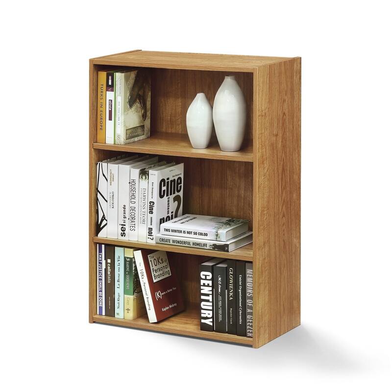 Porch & Den Groveland Brook Cherry 3-shelf Bookcase