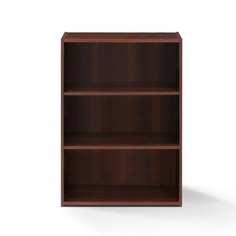 Porch & Den Groveland Brook Cherry 3-shelf Bookcase