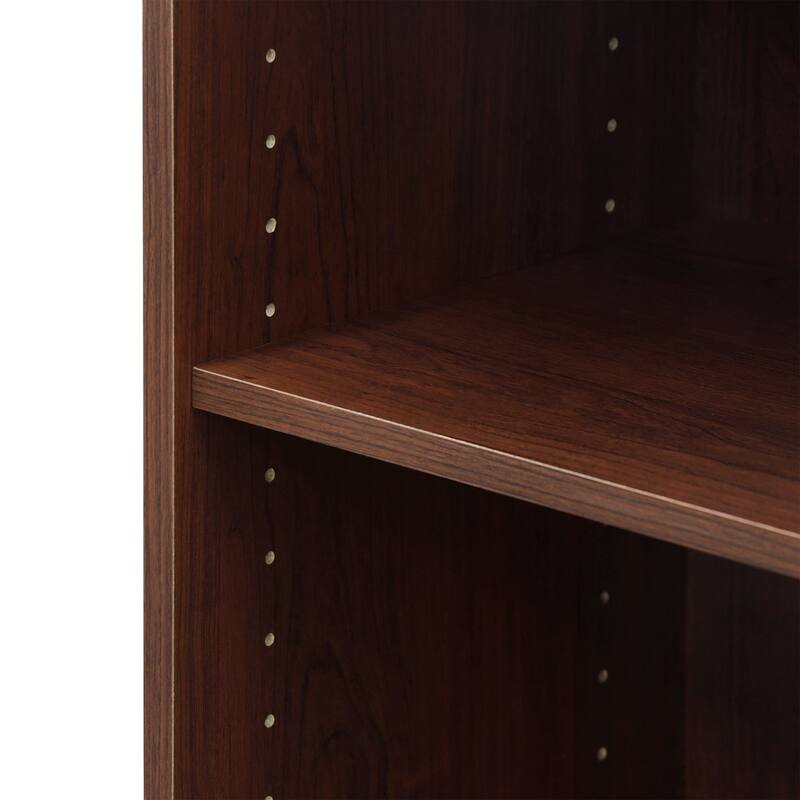 Porch & Den Groveland Brook Cherry 3-shelf Bookcase