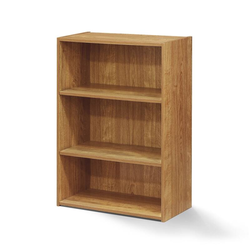 Porch & Den Groveland Brook Cherry 3-shelf Bookcase
