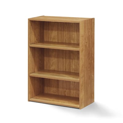 Porch & Den Groveland Brook Cherry 3-shelf Bookcase