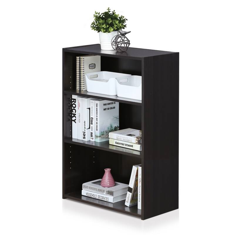 Porch & Den Groveland Brook Cherry 3-shelf Bookcase
