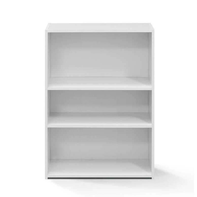 Porch & Den Groveland Brook Cherry 3-shelf Bookcase