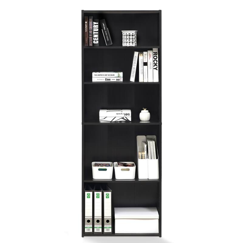 Porch & Den Groveland Soft White 5-shelf Bookcase