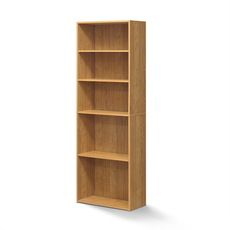 Porch & Den Groveland Soft White 5-shelf Bookcase