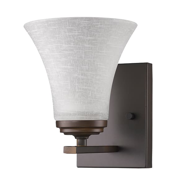 Union 1-Light Oil Rubbed Bronze Wall Sconce - Bed Bath & Beyond - 19627727