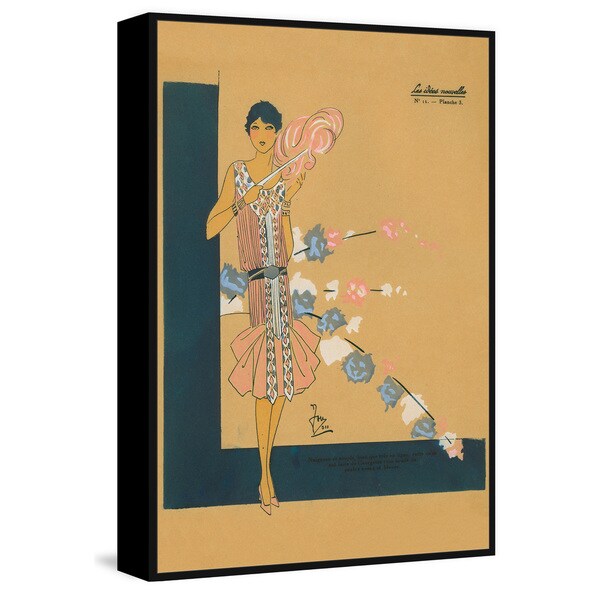 Marmont Hill - Handmade Pink Fashion Floater Framed Print on Canvas