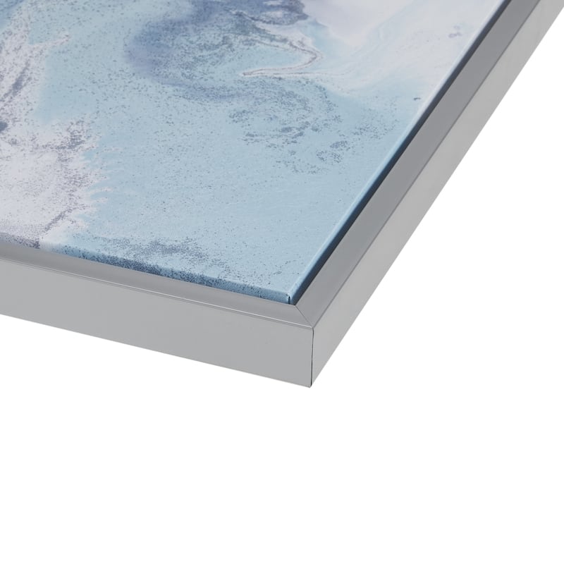 Madison Park Blue Lagoon 2 Abstract 2-piece Framed Canvas Wall Art Set