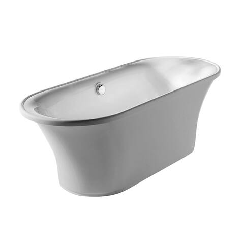 Whitehaus Collection Freestanding Acrylic Bathtub