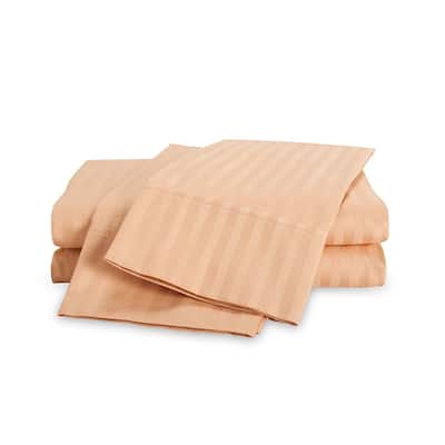 Kotter Home 650 Thread Count Striped Cotton Sheet Set