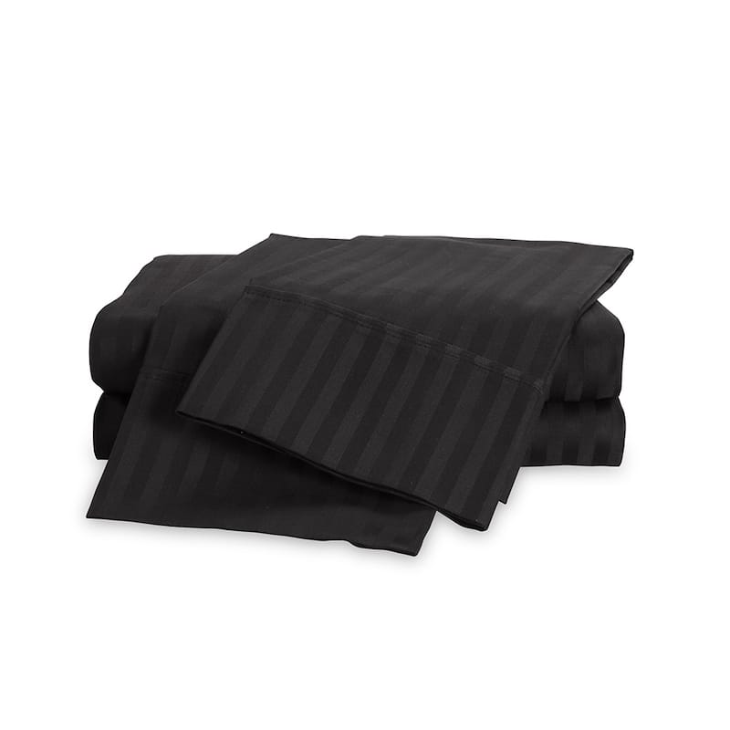Kotter Home 650 Thread Count Striped Cotton Sheet Set