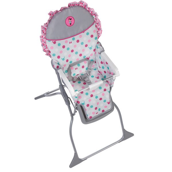 Disney Baby Minnie Mouse Simple Fold Plus High Chair with 3 Disney Baby Minnie Mouse Simple Fold Plus High Chair with 3