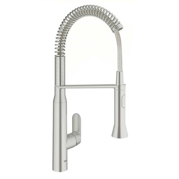 Shop Grohe K7 Foot Control Touch Single Handle Kitchen Faucet