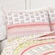 preview thumbnail 6 of 4, Lush Decor Fox Ruffle Stripe 5-piece Quilt Set