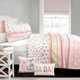 preview thumbnail 3 of 4, Lush Decor Fox Ruffle Stripe 5-piece Quilt Set