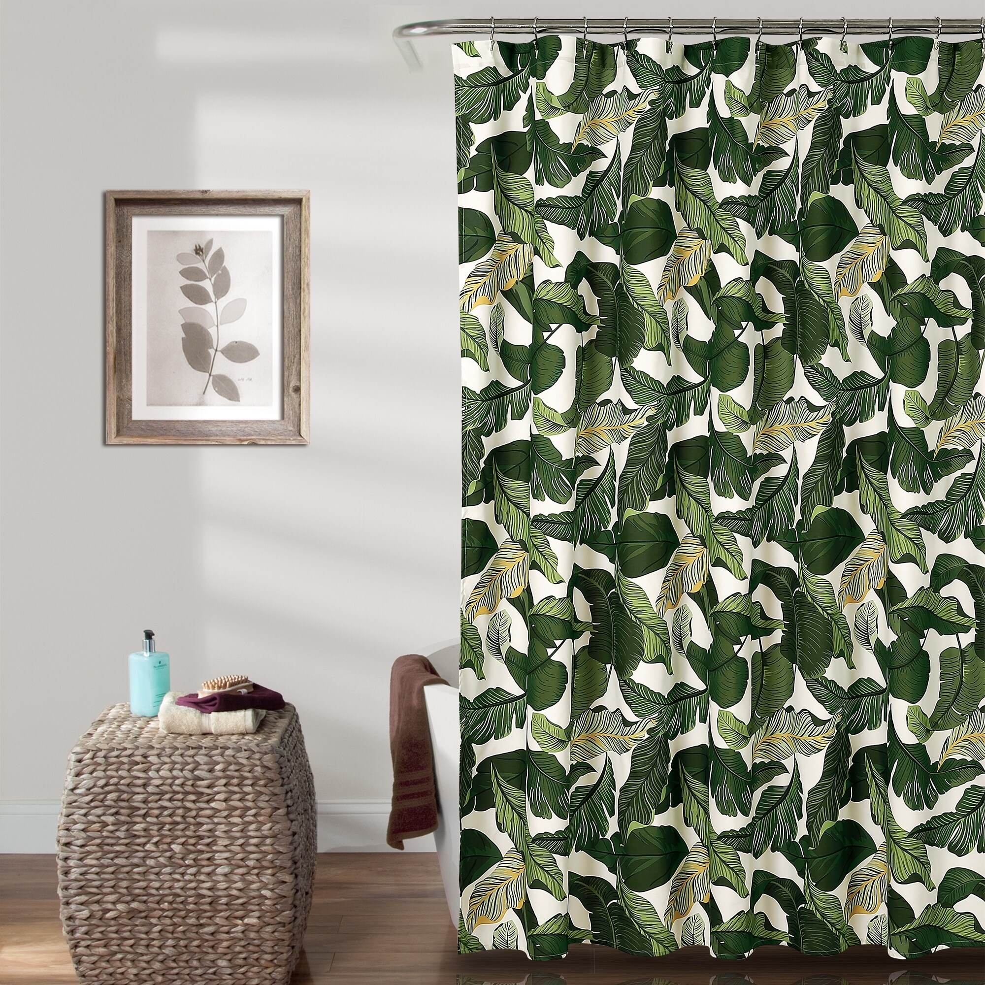 Shop Lush Decor Tropical Paradise Shower Curtain On Sale Free