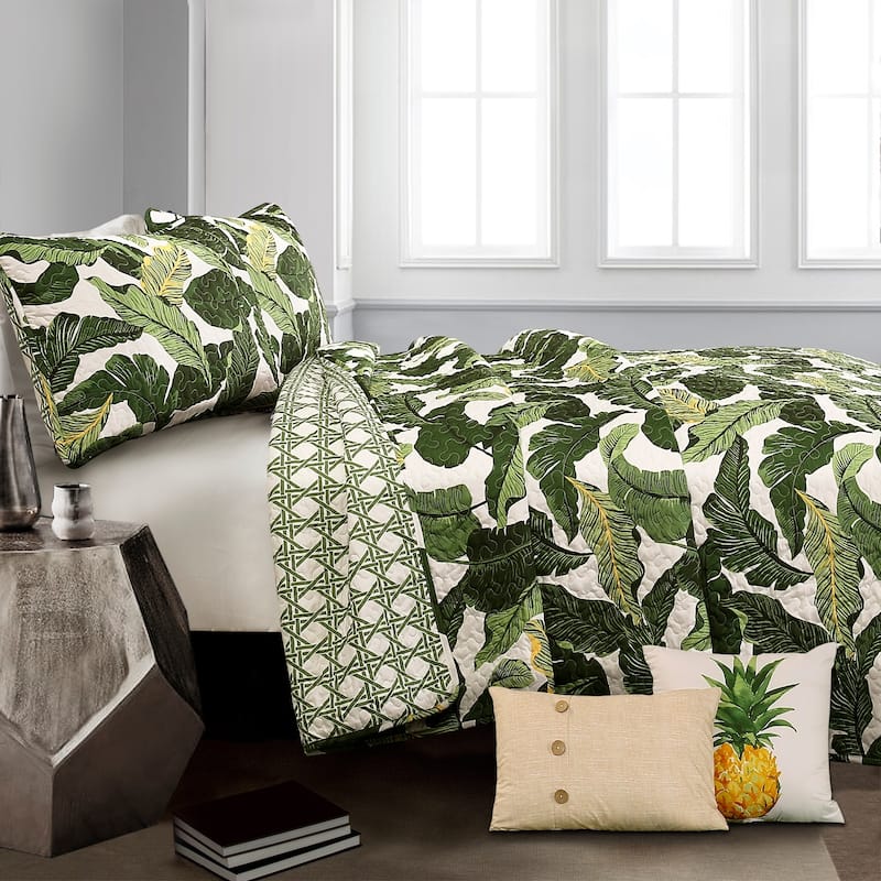 Lush Decor Tropical Paradise 5 Piece Quilt Set