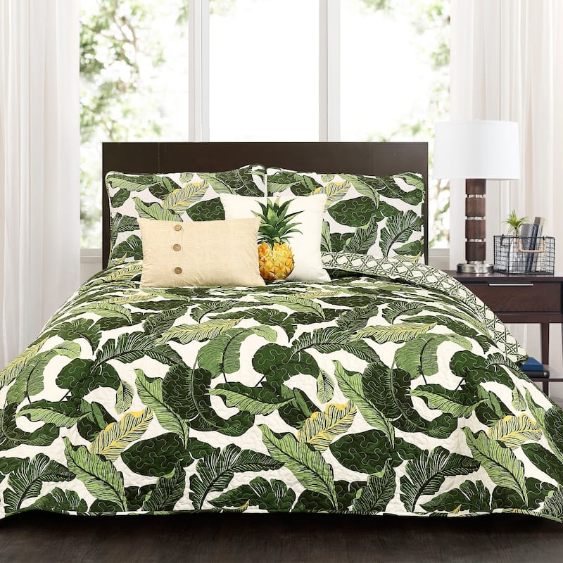 Lush Decor Tropical Paradise 5 Piece Quilt Set