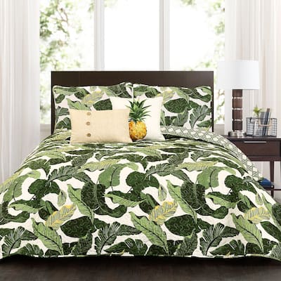 Lush Decor Tropical Paradise 5 Piece Quilt Set
