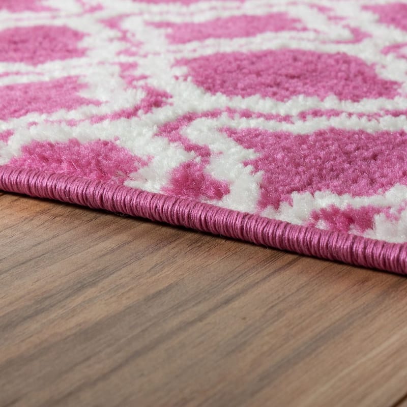 Well Woven Modern Trellis Bright Area Rug - 3'3" x 5' - 3'3" x 5'