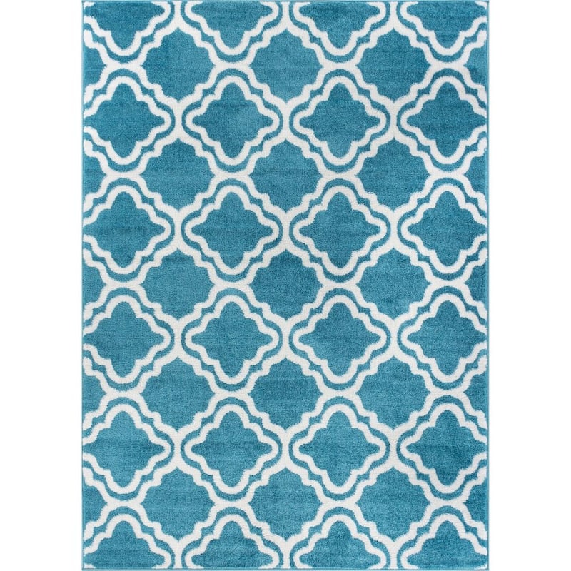 Well Woven Modern Trellis Bright Area Rug - 3'3" x 5' - 3'3" x 5'