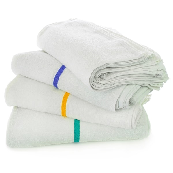 Bar Mop Towels White Cotton Kitchen Cleaning Towel Restaurant