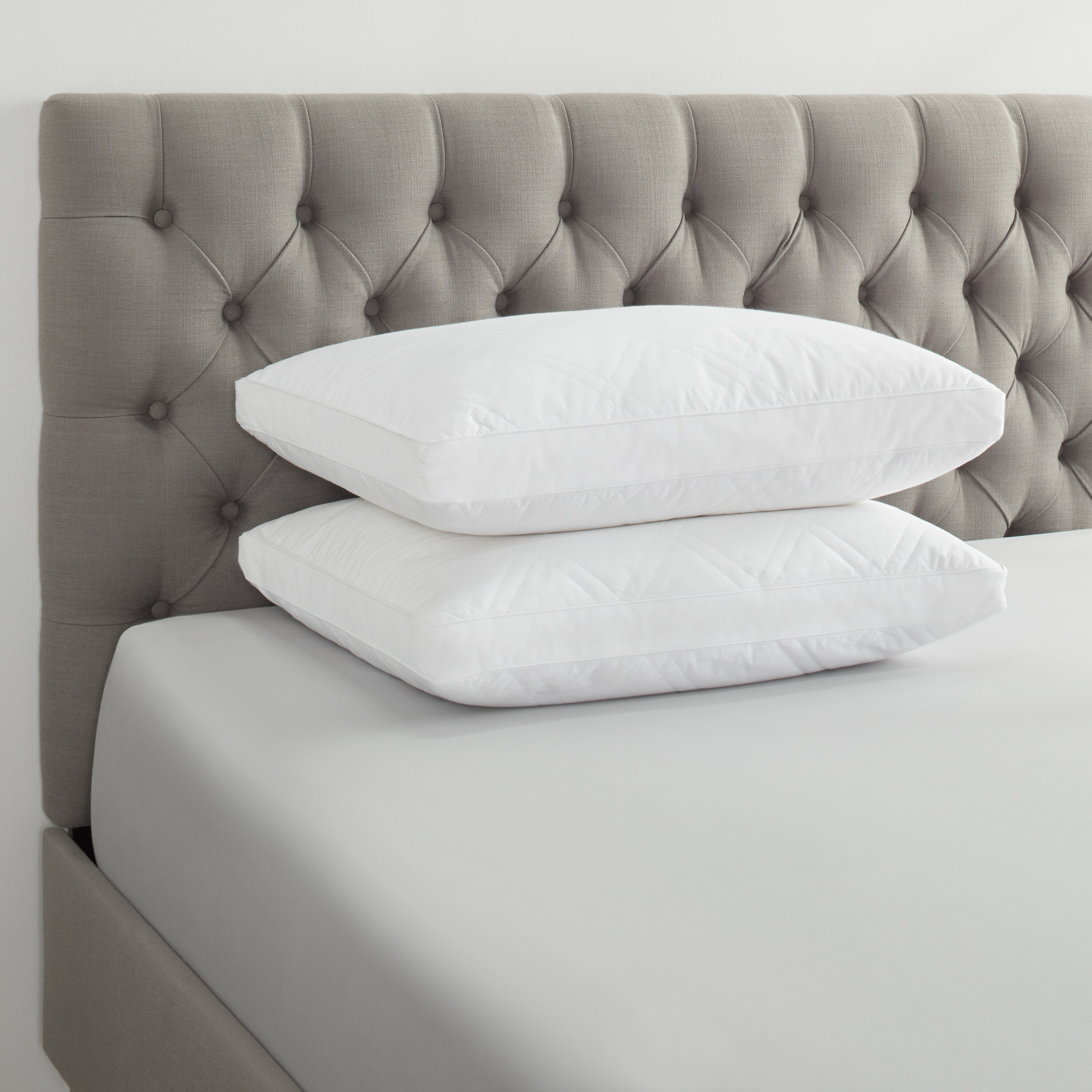Shop White Goose Feather And Down Pillows Set Of 2 On Sale