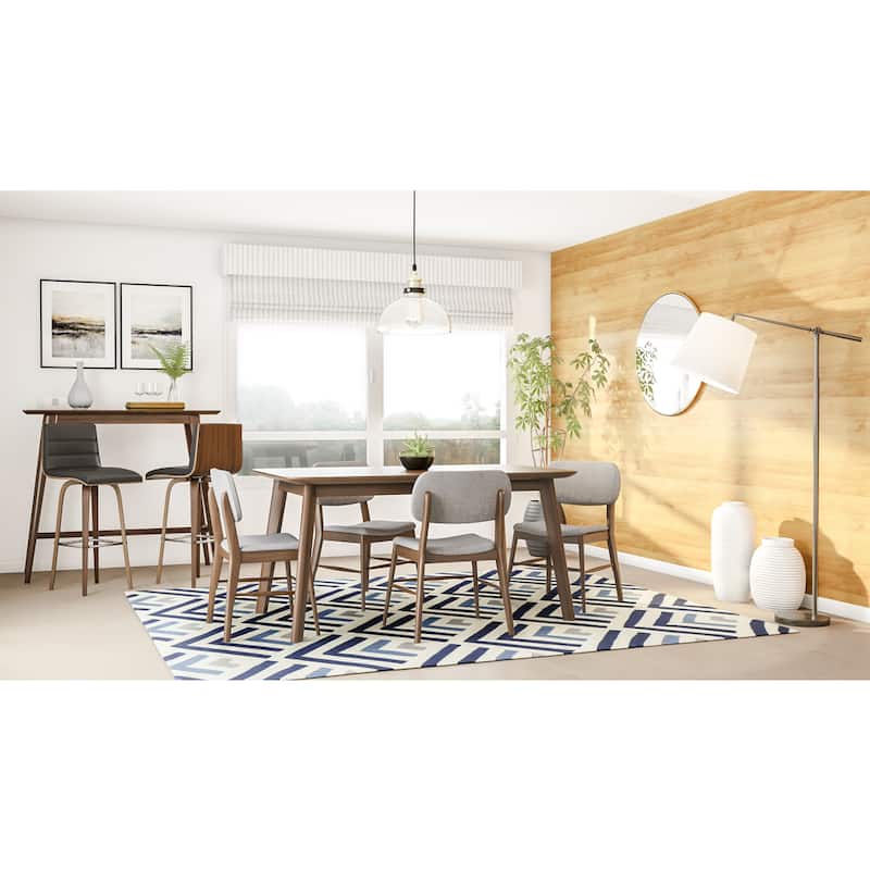 Carson Carrington Viborg Walnut Finish Wood Bar Table by Christopher Knight Home - 47.24" L x 17.72" W x 42.01" H