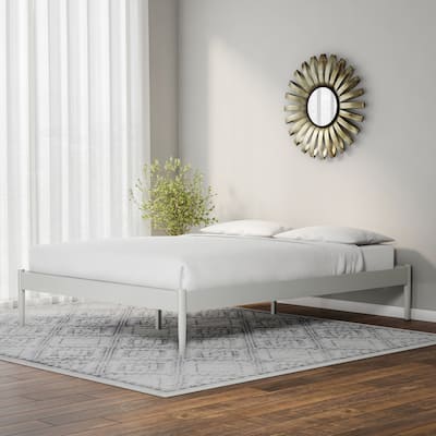 Carson Carrington Deje Stainless Steel Grey Bed Frame