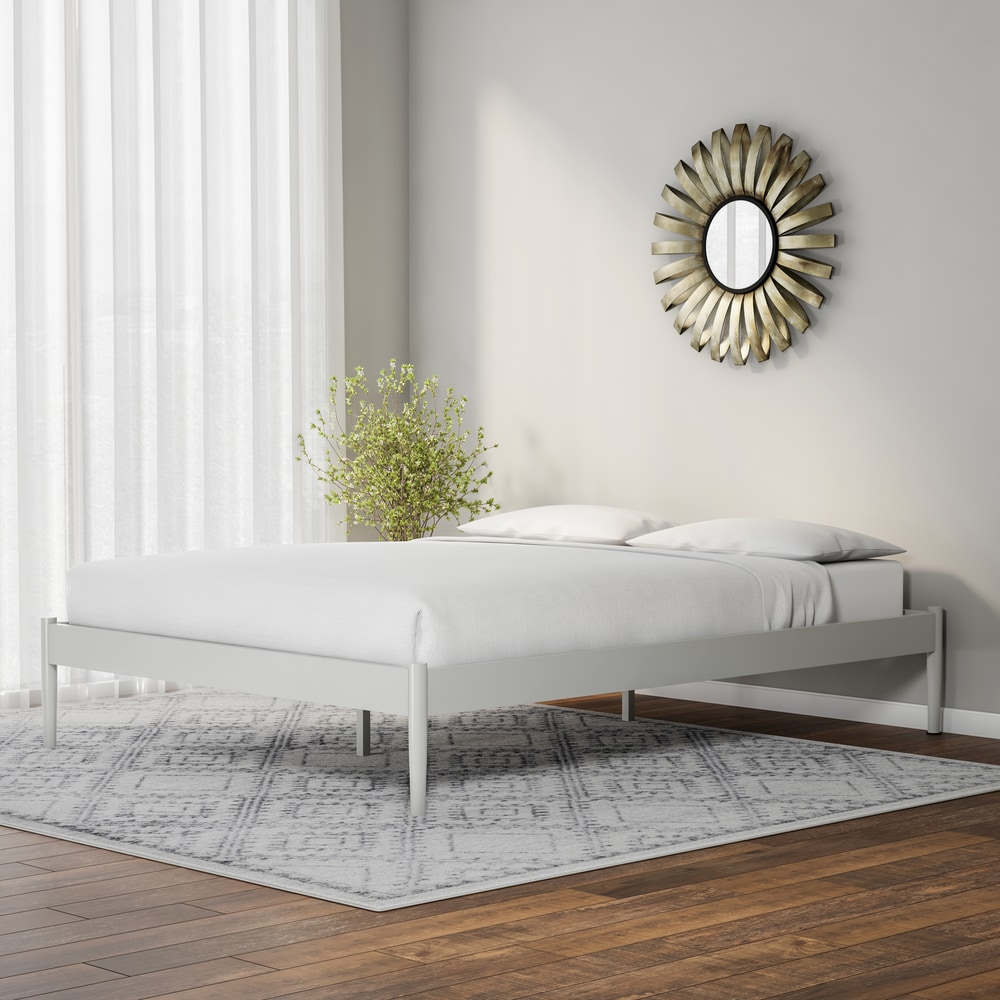 Carson Carrington Deje Stainless Steel Grey Bed Frame