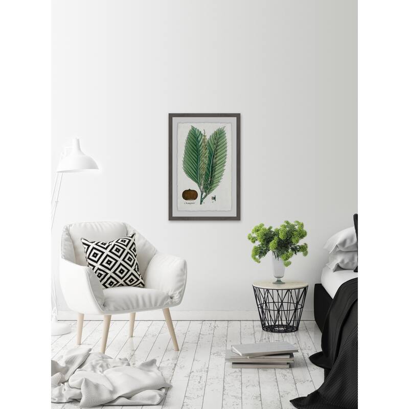 'Flore des Environs de Paris' Framed Painting Print - Multi-Color