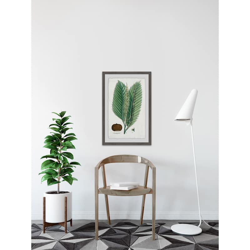 'Flore des Environs de Paris' Framed Painting Print - Multi-Color