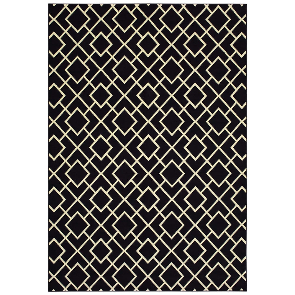 Style Haven Lisette Geometric Lattice Area Rug