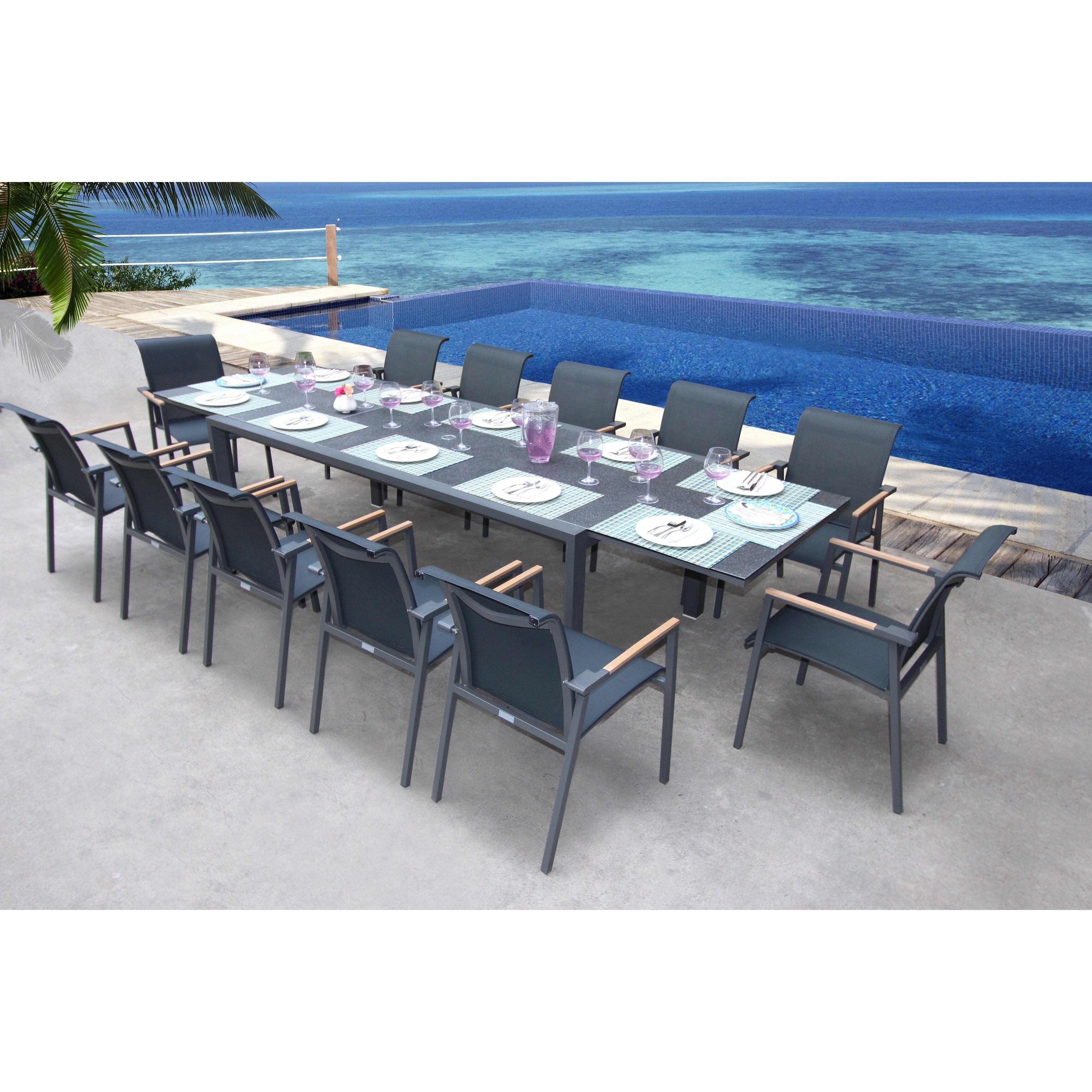 Shop Anew 13 Pc Dining Set Free Shipping Today Overstock