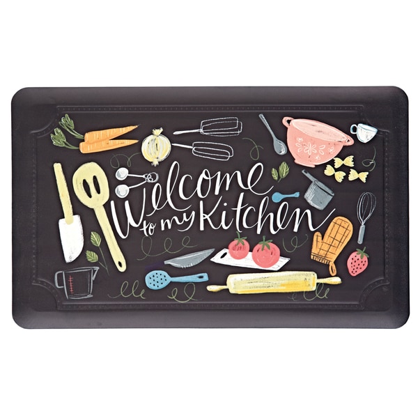 Mohawk Comfort Mat Welcome To My Scattered Kitchen - 1'6" x 2'6"