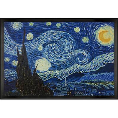 La Pastiche Vincent Van Gogh 'Starry Night' Hand Painted Oil Reproduction