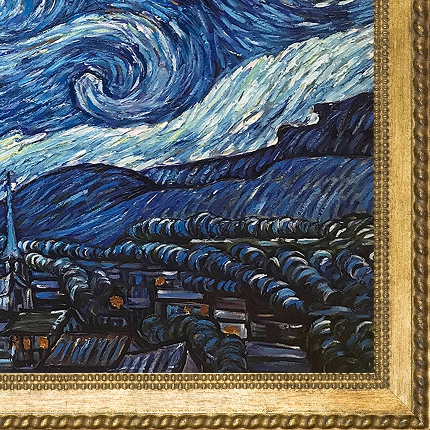 La Pastiche Vincent Van Gogh 'Starry Night' (Luxury Line) Hand Painted ...