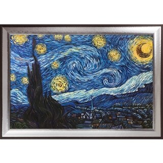 La Pastiche Vincent Van Gogh Starry Night Luxury Line Hand Painted